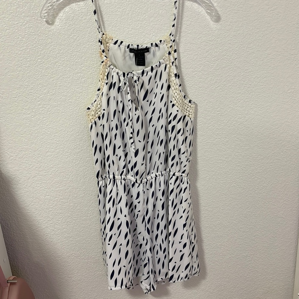Zebra print romper Size M